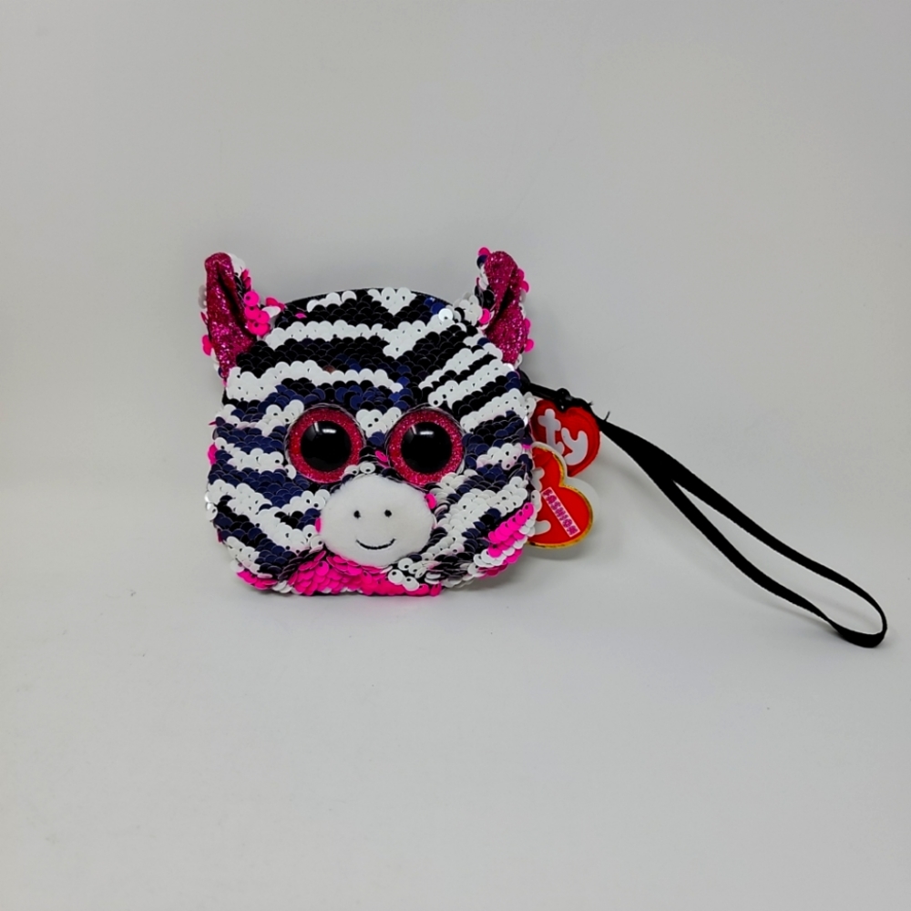 Ty Zoey the Zebra Fashion Sequin Coin Purss